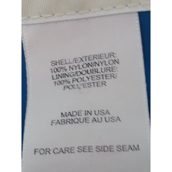 Eddie Bauer Womens Softshell Vented Jacket L Blue Light Weight Pockets Nylon USA - Picture 7 of 10